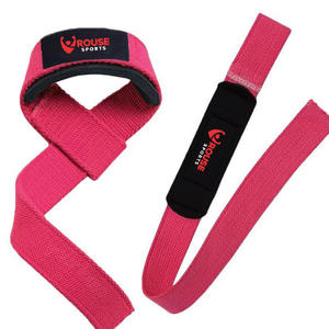 Sangles de poignet en coton robustes pour la musculation avec rembourrage en néoprène, sangles de levage pour la musculation en salle de sport, pour l'entraînement aux soulevés de terre - Product Image 1