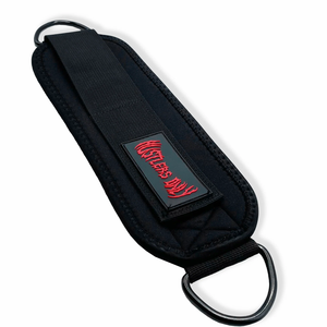 Tobilleras de neopreno acolchadas para levantamiento de pesas, correas ajustables con anillas en D para cable, accesorio para gimnasio y entrenamiento físico. - Product Image 5