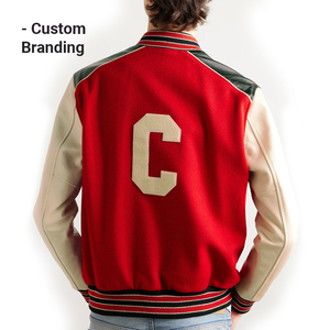 New Arrival Men's Custom Designed Reversible Double-Breasted Woolen Varsity <b>Jacket</b> Vintage Crystal Buttons Winter Fashion Street - Product Image 4