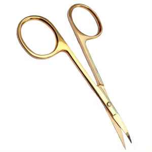 High Quality Curved Extra Pointed Cuticle Scissors Stainless Steel for Nose Hair <b>Beard</b> Trimming Ceramic Handle Sharp Straight - Product Image 6