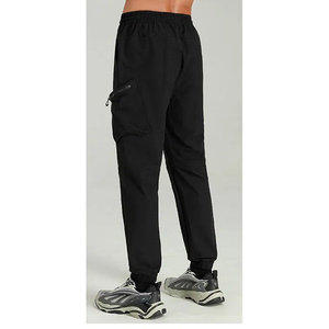 Pantalones Deportivos Casuales para Hombre, Ligeros, de Cintura Media, Corte Recto, Fáciles de Poner, Tela Suave y Elástica, Cierre con Cordón - Product Image 4