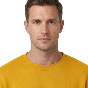 เสื้อสเวตเชิ้ตผู้ชายแบบลำลอง แขนยาว คอกลม สวมใส่สบาย แบบพื้นฐาน - Product Image 4