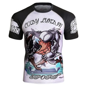 OEM Design Compression Mma Rash Guard,bjj Rashguard,custom Sublimated <b>Printed</b> Mens Rash Guard - Product Image 1