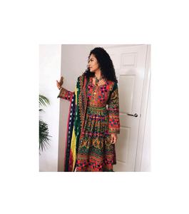 Vestidos Kuchi afganos étnicos vintage trajes de fiesta tradicionales con decoración de encaje en varios colores para afganos/Pakistán - Product Image 5