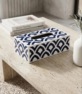 Premium Quality MDF Napkin Tissue <b>Box</b> With Enamel Printed Home Living Room Table Decor Dinnerware Christmas Gifts Accessories - Product Image 2