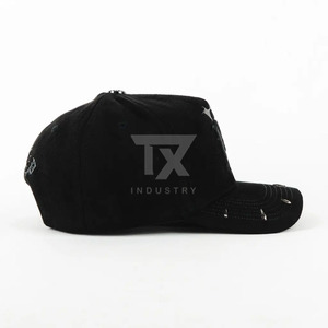 Gorras G5 de Alta Calidad al por Mayor 2026, Gorra de 5 Paneles Personalizada con Logotipo Bordado en 3D, Visera Plana Ajustable, Gorras de Béisbol - Product Image 3