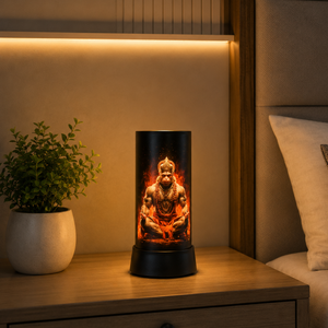 Hanuman Ji LED <b>Table</b> <b>Lamp</b> Divine Bajrangbali Meditation Night Light Spiritual Decorative Lighting for Bedroom Temple Living Room - Product Image 4