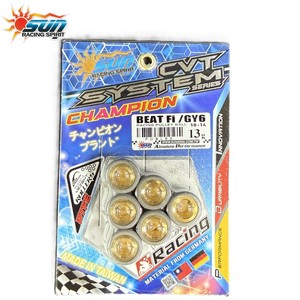Rouleaux de variateur SUN RACING BEAT ICON 18x14mm 13G à noyau en laiton, haute performance, fabriqués à Taïwan - Product Image 4