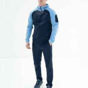 OEM Windbreaker Tracksuit Men 2 Piece Nylon Waterproof Zip Up <b>Jacket</b> Jogger Pants Custom Logo Low MOQ Factory Price - Product Image 1