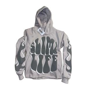 Sudaderas térmicas con hombros caídos y logotipo personalizado para hombre de alta calidad, jersey de gran tamaño, Sudadera con capucha de felpa francesa de peso pesado para hombre - Product Image 1