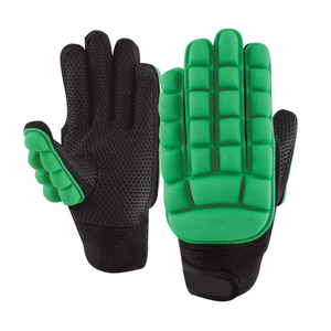 Ice Hockey Gloves Full Finger Breathable PU Material Customizable <b>Hook</b> and Loop Closure Unisex Sports Protection Gray - Product Image 6