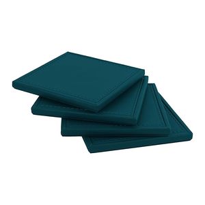 PU Leather Classic Round <b>Coaster</b> Set-Eco-Friendly & Durable Reusable <b>Drink</b> <b>Coasters</b> for Coffee Tea Beer & More - Product Image 6