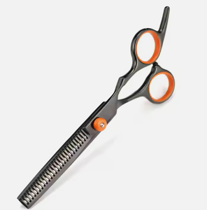 กรรไกรตัดผมคุณภาพสูงสีดำทอง สำหรับมืออาชีพ ทำจากสแตนเลส ยี่ห้อ Ariston international - Product Image 2