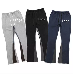 Men's Mid Waist Breathable Lightweight Baggy Sweatpants Solid Color <b>Drawstring</b> <b>Trousers</b> with Pockets for Casual Athleisure Look - Product Image 1