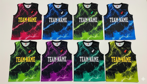 Maillot de basket personnalisé respirant à séchage rapide, imprimé par sublimation, tenue de sport d'équipe sans manches pour l'entraînement - Product Image 6