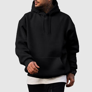 Sudadera con Capucha Extra Grande para Hombre, 2025, 100% Algodón, Transpirable, Ecológica, Lisa, Informal, con Bolsillo, Personalizable - Product Image 5