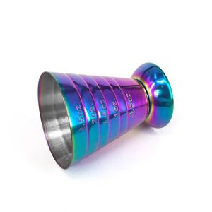 Custom Color 2.5oz 75ml 5tbsp Multi Unit Measured Bar Cocktail Jigger SS304 Stainless Steel Bartender <b>Magic</b> Measuring Cup - Product Image 2