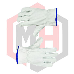 Gants de travail en cuir de chèvre, flexibles, respirants, sans silicone, résistants aux déchirures, résistants à l'usure, isolants thermiquement, antistatiques - Product Image 6