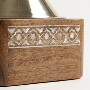 Plat de service carré en bois de qualité supérieure, type tagine, chauffe-plat de buffet, plat de service, casserole isolée en bois émaillé, plat carré - Product Image 6
