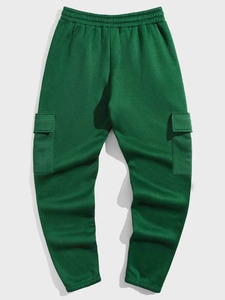 Pantalones Deportivos de Lona con Bolsillos Estilo Cargo Casuales para Hombre, Más Vendidos, Transpirables, de Secado Rápido, Cintura Elástica - Product Image 4