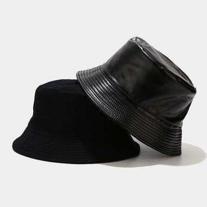 Unisex <b>Bucket</b> <b>Hat</b> Solid Color Polyester Casual Spring Summer Wear Black Gold Brown <b>Red</b> - Product Image 5