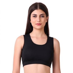 Soutien-gorge de sport sans couture pour femme, haute qualité, personnalisable avec logo, idéal pour la gym et l'entraînement, modèle halter - Product Image 1