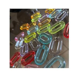 Chaîne décorative murale en résine époxy en gros, maillons de chaîne de différentes couleurs à haute transparence, taille personnalisée acceptée - Product Image 6