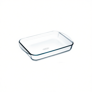 Plat à four rectangulaire en verre 40*27*7cm, plat à pâtisserie et moule - Product Image 2