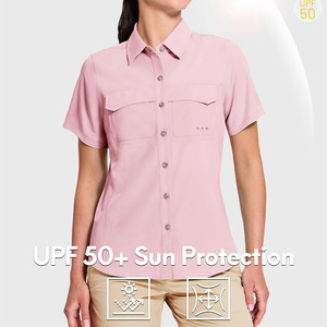 Camisetas de Pesca de Último Diseño, Talla Personalizada e Impresión de Logotipo, Camisetas de Pesca Modernas y Elegantes para Mujer - Product Image 3