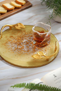 Bandeja de Resina de Forma Ovalada, Precio por Cantidad al por Mayor, Bandeja de Servicio de Resina Hecha a Mano, Bandejas Decorativas para Servir Comida en Restaurantes, Hoteles y Hogares - Product Image 4
