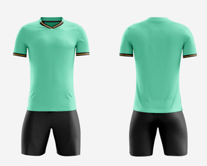 Ensembles d'uniformes de football pour hommes, kits de football personnalisés, maillots d'équipe pour clubs et tournois, ensemble de maillots 100% polyester, séchage rapide, respirant, vente en gros - Product Image 6