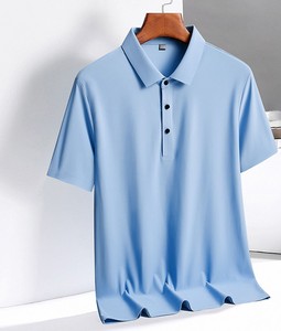 Camiseta de Hombre de Color Sólido, Algodón Teñido, Cuello Redondo, Manga Corta, Corte Regular, Informal, Básica, Cómoda, para Uso Diario - Product Image 6