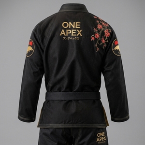 Kimono de Jiu-Jitsu noir pour homme, uniforme d'arts martiaux, ensemble de combinaison d'entraînement et de compétition brodé BJJ - Product Image 5