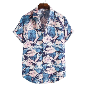 Printed <b>Shirts</b> Hawaiian Short Sleeved <b>Button</b> Up <b>Shirt</b> Tropical Vacation Beach <b>Shirt</b> Men's Casual Loose Tops - Product Image 6
