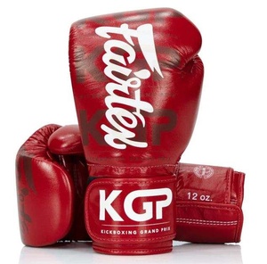 RTS ถุงมือชกมวยหนังแท้พิมพ์ลายสวมใส่สบาย AI-BG-15 - Product Image 1