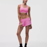 Soutiens-gorge de sport pour femmes, tendance, haute qualité, respirants, anti-plis, en Spandex/Nylon, bretelles réglables, maintien élevé, avec logo sur la coque