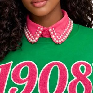 เสื้อสเวตเชิ้ตสีเขียว 1908 ผ้าเชนิลล์ คอกลม แขนยาว เนื้อผ้านุ่มสบาย สำหรับผู้หญิง สไตล์ลำลอง ใส่ได้ทุกวัน - Product Image 4