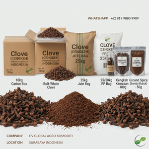 Clavos de Olor Enteros Secos Crudos AB6 de Alta Calidad, 25 kg, Origen Indonesia |   Aroma Intenso Marrón Rojizo para Cocinar y Mezclar con Tabaco - Product Image 1