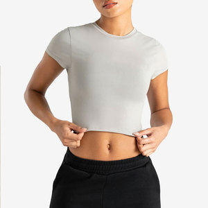 Camiseta Deportiva Corta para Mujer, Diseño Personalizado, Venta de Fábrica, al por Mayor, Secado Rápido - Product Image 1
