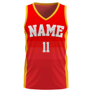 Camiseta de Baloncesto Unisex, Uniforme Personalizado por Sublimación, Ropa Deportiva Transpirable, Nombre y Número Personalizados, Kit de Malla, Tallas Grandes - Product Image 1