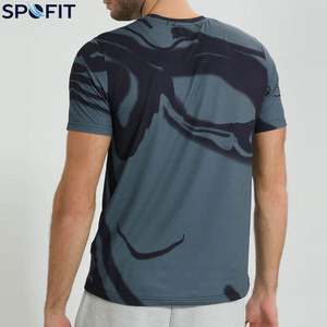 T-shirt pour homme de haute qualité, taille plus, imprimé par sublimation, entièrement personnalisable, respirant, anti-UV, écologique, col rond - Product Image 2
