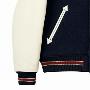 Veste de baseball universitaire personnalisée à capuche imperméable pour l'hiver, style streetwear, veste universitaire en laine pour garçons - Product Image 5