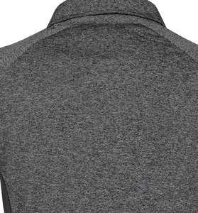 Polo de Mujer Gris Jaspeado de Manga Corta, Color Sólido, Informal, de Punto, Poliéster Transpirable, Largo Regular, ODM OEM - Product Image 5