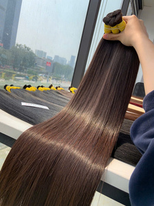 NASA HAIR VIETNAM 2025 Venta caliente a granel 60cm Virgen Natural recto 100% extensiones de cabello vietnamita Color marrón de alta calidad - Product Image 2
