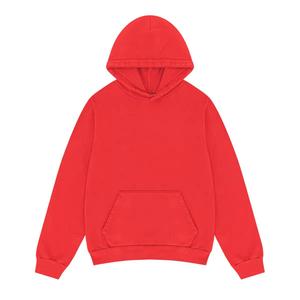 Sudadera con capucha informal extragrande para hombre, con media cremallera, bordada, de terciopelo lavado, 100% algodón, impermeable, al por mayor, del mejor proveedor - Product Image 1