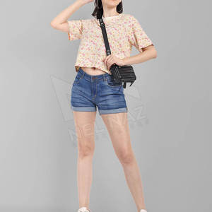 Camisetas Cortas para Mujer, Diseño Exclusivo, Cuello Redondo, MOQ Bajo, Transpirables, Diseño Personalizado, Precio Razonable, OEM - Product Image 6