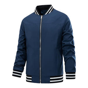 Winter Varsity <b>Jacket</b> Vintage Patchwork Design Wool & Leather Windproof - Product Image 2