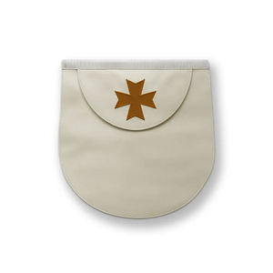 Tablier de Maître Maçon Personnalisé avec Nom, Style Antique, Tablier Maçonnique Brodé Bleu et Argent, Tablier de Loge - Product Image 5