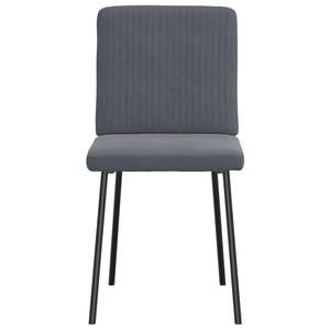 Juego de 4 Sillas de Comedor Gris Oscuro - Product Image 3