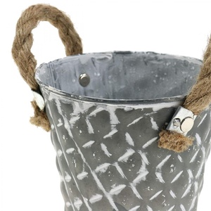 Acogedor Cubo de flores de jardín Deco clásico recubierto de polvo para fiesta de guardería diseño colorido artículo focal para decoración de suelo de escritorio - Product Image 5